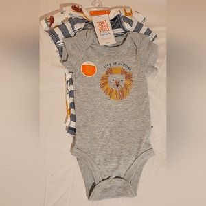 Carter's | Baby onesies "King of Cuddles" 3-pack size 3M